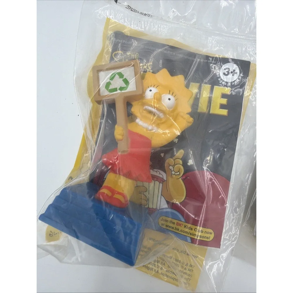 The Simpsons Movie Figures Burger‎ King Kids Meal 2007 Lot 12 All Different NEW